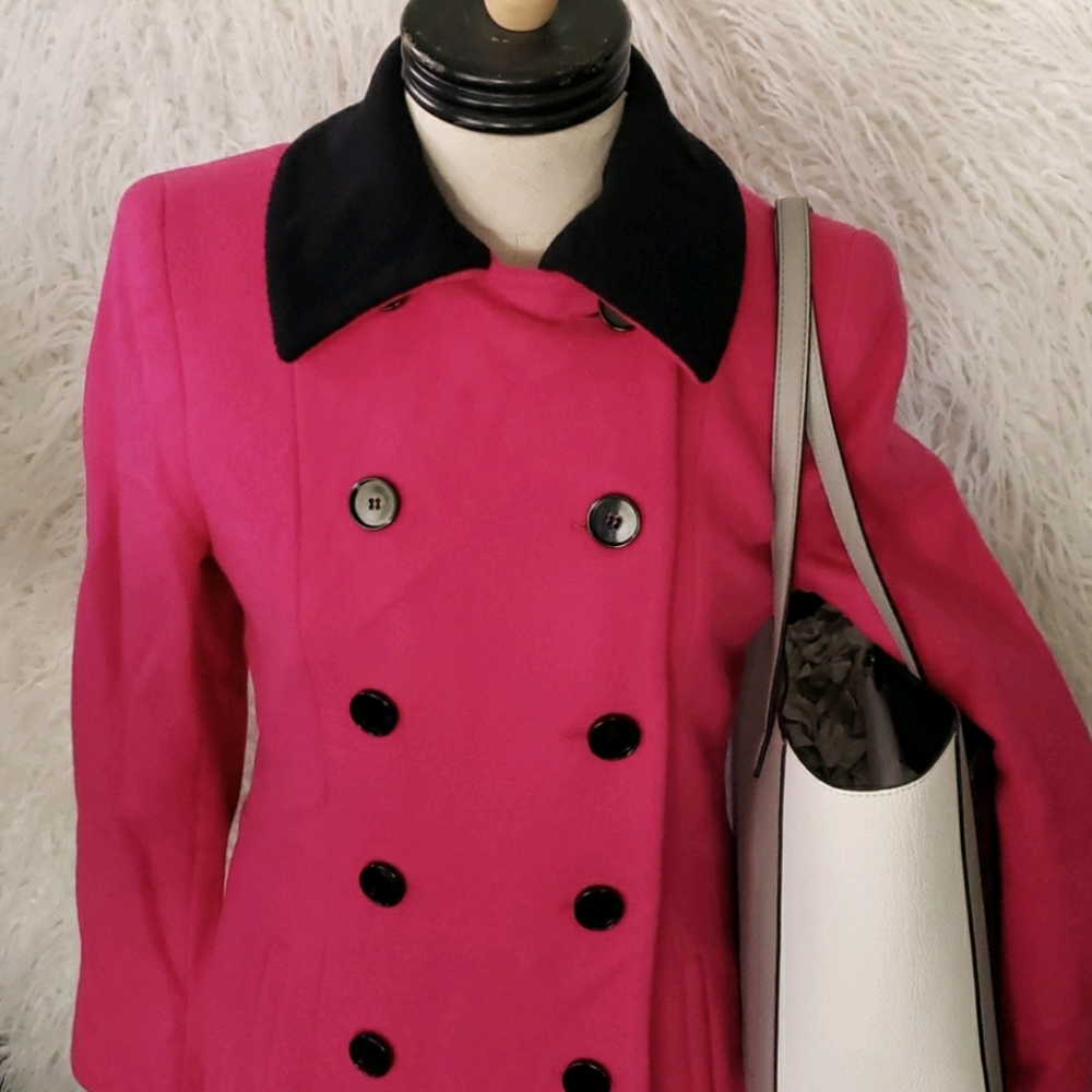 Vintage 90s women's dressy Pink Coat & Dress sz 6